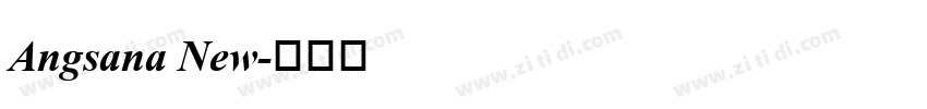 Angsana New字体转换
